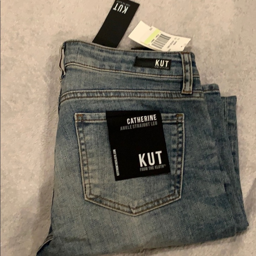 Size 4 Ankle straight Kut jeans